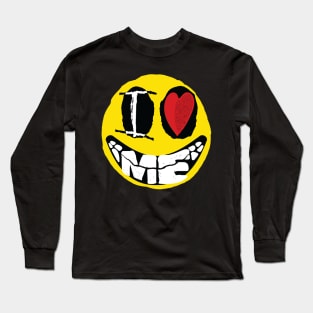 Obnoxious I Love Me Face Yellow Long Sleeve T-Shirt